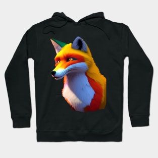 CONFUSED PRETTY FOXES HEAD LOOKING LEFT Hoodie